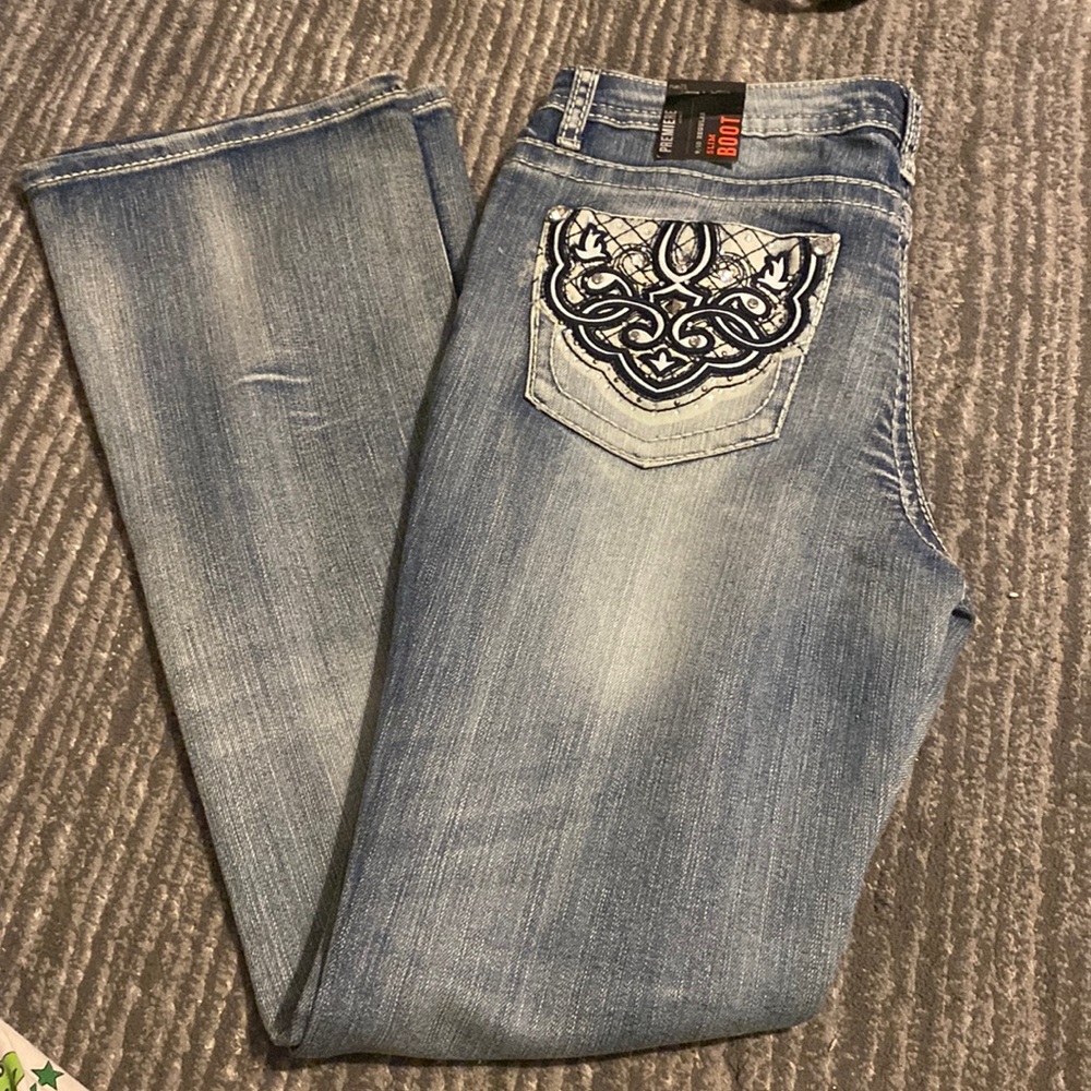 New boot cut jeans